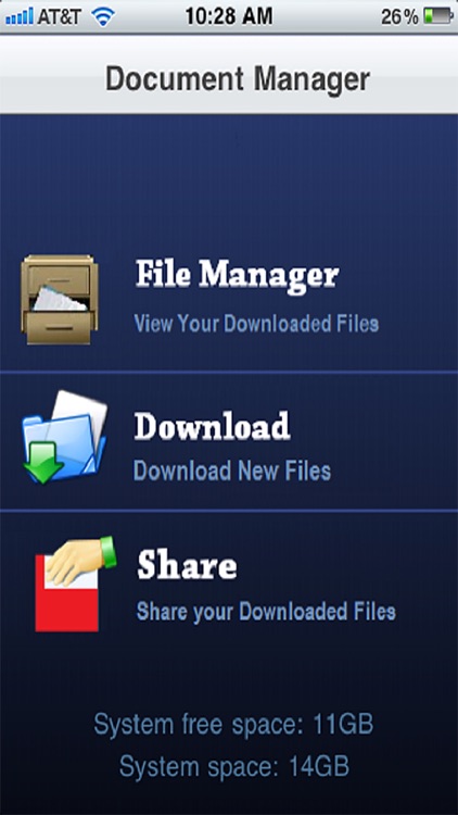 Document Manager ( Download, View, Share Files and Attachments )