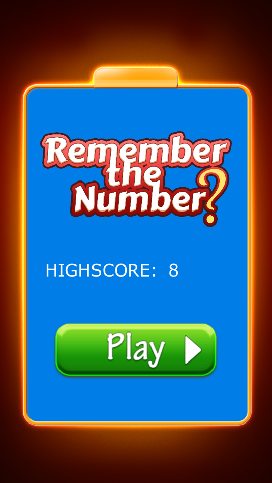 #1. Remember the Number: A Memory Card Game (iOS) 由: Texas PFCG Aplicativos Ltda