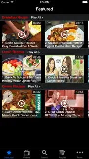 bld recipes - breakfast lunch dinner recipe videos free iphone screenshot 1