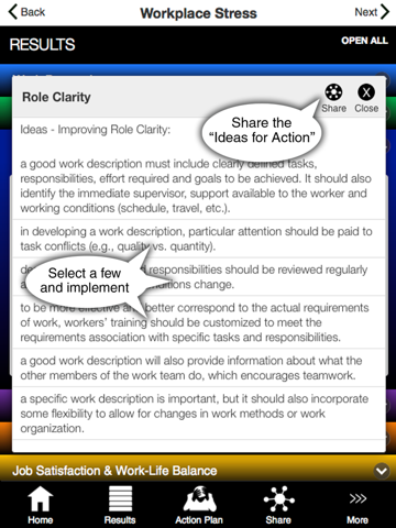 Measure Workplace Stress iPad screenshot