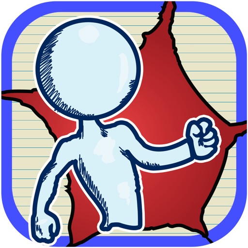 Action Stumble Sketchman - Escape From The Falling Balls Icon