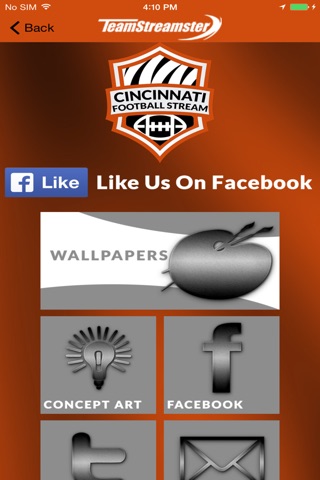 Football STREAM+ - Cincinnati Bengals Edition screenshot 2