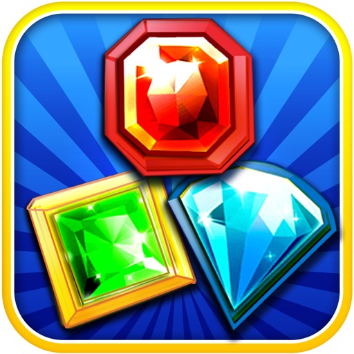 Jewel's Smash 2 Match-3 - diamond game and kids digger's mania hd free Icon
