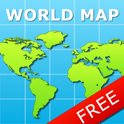 World Map for iPad FREE
