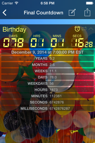 Final Countdown Timer screenshot 3