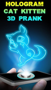 Hologram Cat Kitten 3D Prank screenshot #1 for iPhone