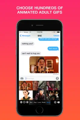 Game screenshot Animated Adult GIF Keyboard apk