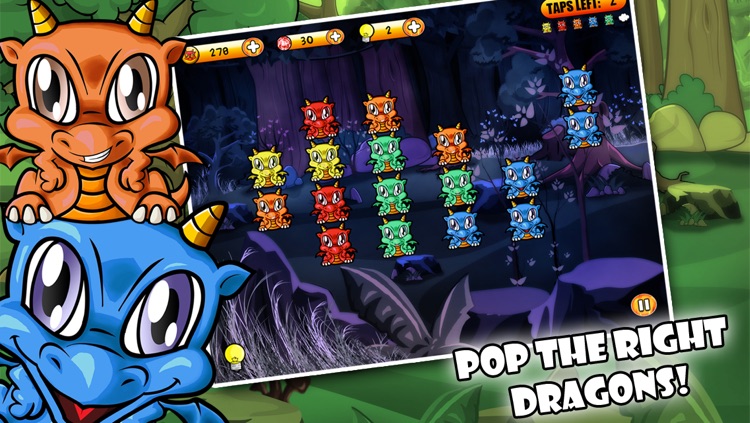 Dragon Poppers HD - Free Creatures Match & Crazy Power Puzzle Game