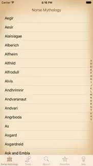 mythology - norse iphone screenshot 1