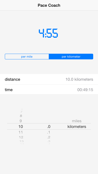 Screenshot #2 pour Pace Coach Free Pace Calculator