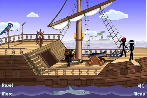 Pirate Ship Death - Stickman Edition screenshot 3