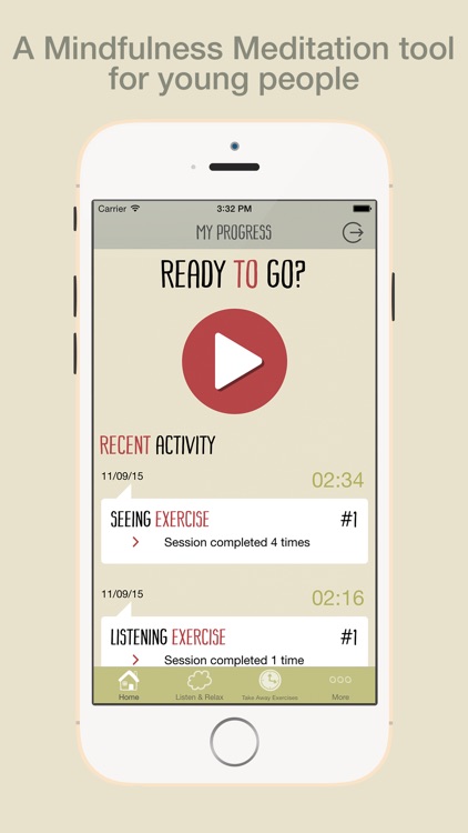 Time for Time, a Mindfulness meditation tool for young people