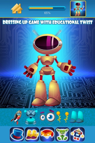 My Awesome World of Little Robots Draw & Copy Game Pro - Dress Up The Virtual Power Robot Hero For Boys - Advert Free screenshot 2