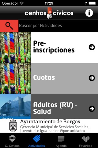 Servicios Sociales Ayuntamiento de Burgos screenshot 2