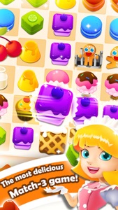 Cookie Chef - 3 match crush puzzle game screenshot #1 for iPhone