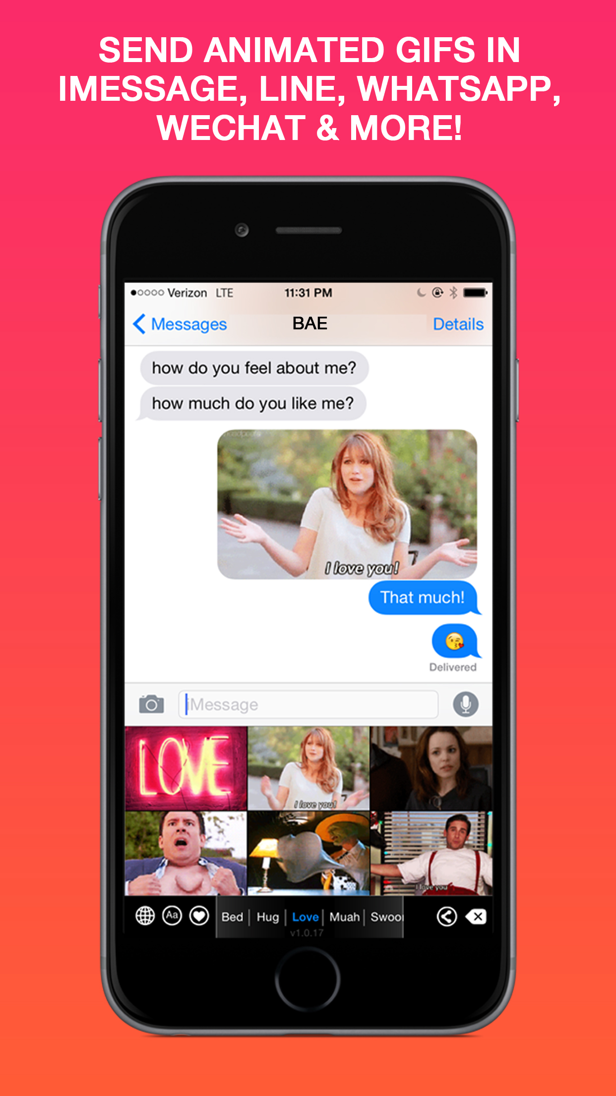 Animated Adult GIF Keyboard screenshot 3