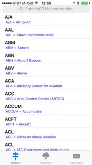 notam helper iPhone Captures Décran 1