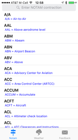 Notam Helper screenshot