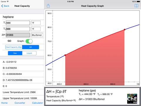 Screenshot #5 pour Chemical Engineering AppSuite HD