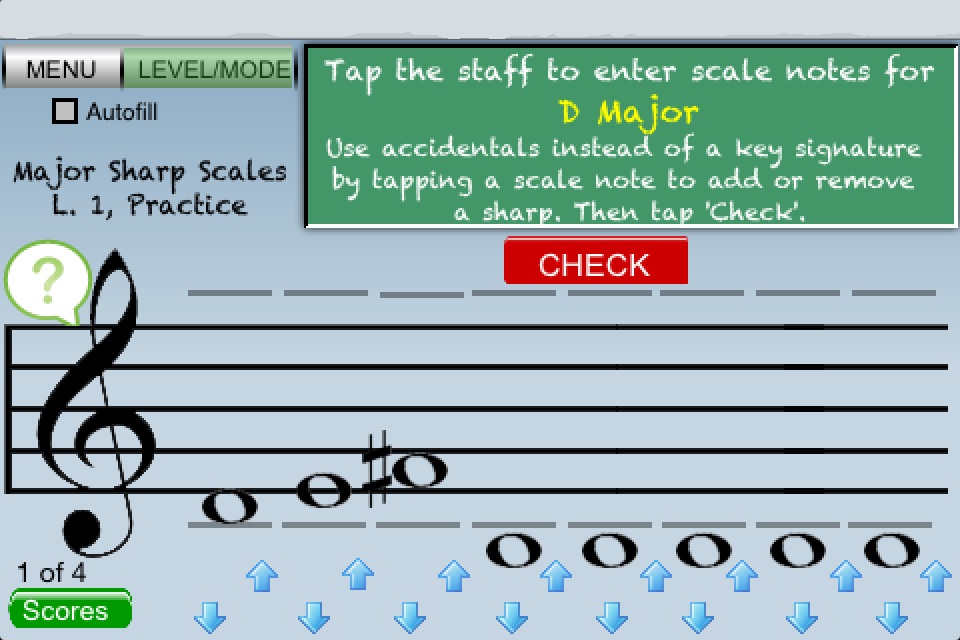 Scales Tutor for iPhone screenshot 3