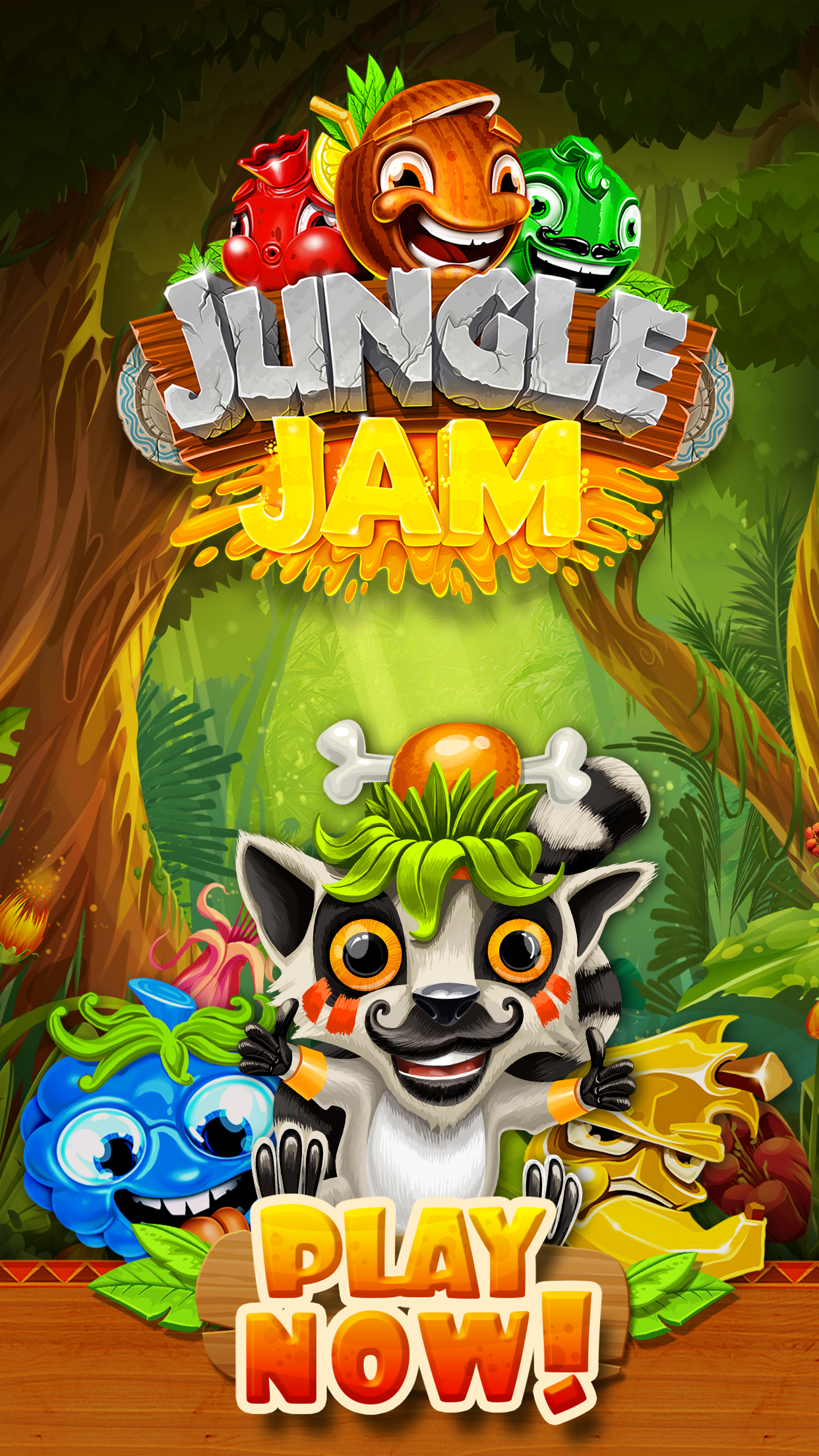 Jungle Jam - Juicy Fruit Match-3 Game screenshot 6