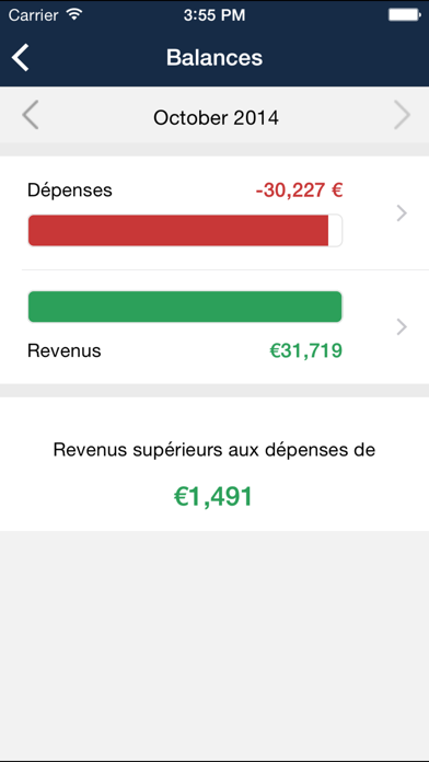 Screenshot #2 pour Budgea Pro: l'application pour suivre votre tresorerie