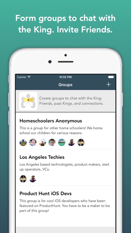 KingForADay - Chat With A New King Everyday - King For A Day screenshot-4