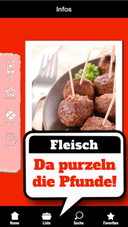 Low Carb Liste - Abnehmen ohne Kohlenhydrate und Diät screenshot 3
