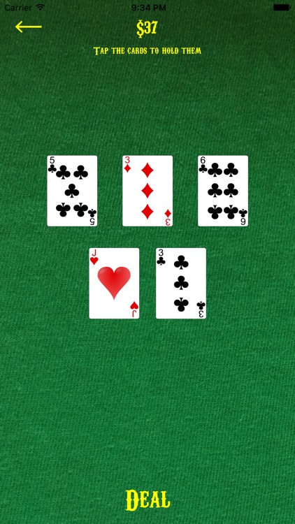 Jacks or Better -- Video Poker