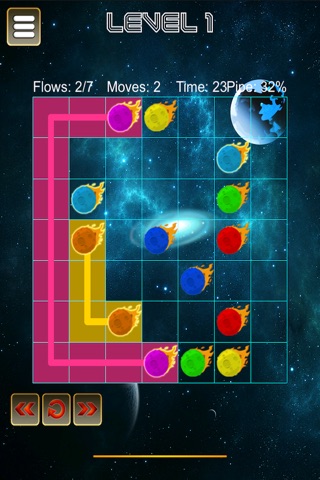 Cosmos Shooting Night Sky Stars - the space galaxy comets puzzle - Free screenshot 4