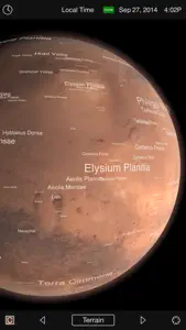 Mars Globe HD screenshot #1 for iPhone