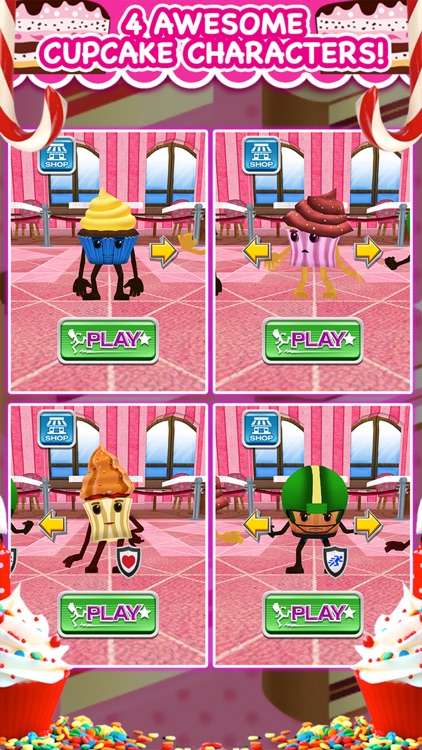 3D Cupcake Girly Girl Bakery Run Game PRO