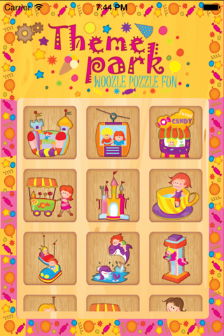 Theme Park Fun Puzzle Woozzle screenshot 2