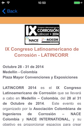 LATINCORR 2014 screenshot 2