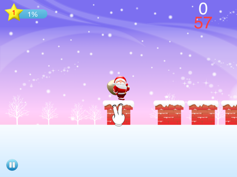 Aha Santa Jump iPad screenshot