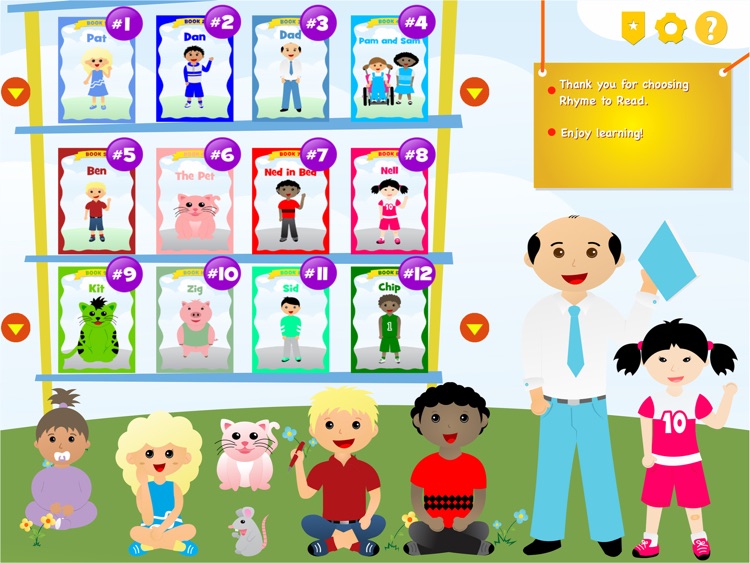 Rhyme to Read - teach beginning reading with phonics, sight words and word families (English Free Version)