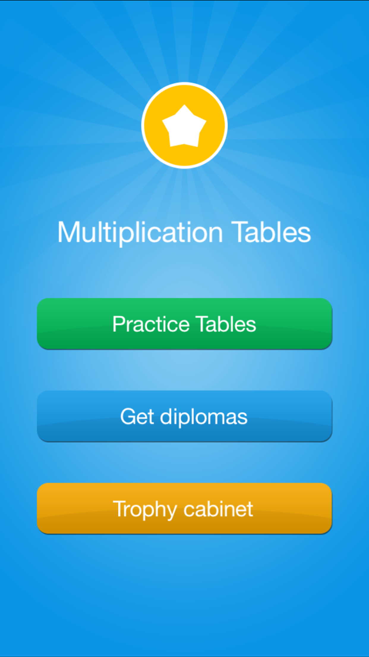 Multiplication Practice with medals