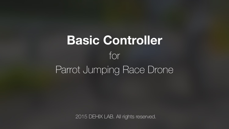 Basic Controller for Jumping Race Drone screenshot-4