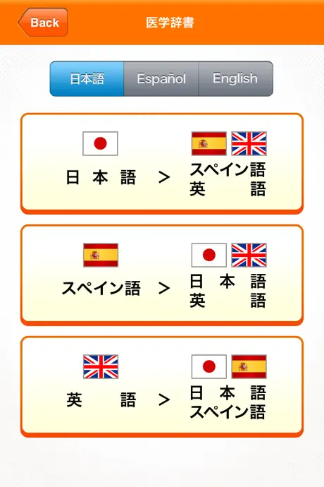 Medi Pass スペイン語・英語・日本語　医療用語辞書 for iPhone