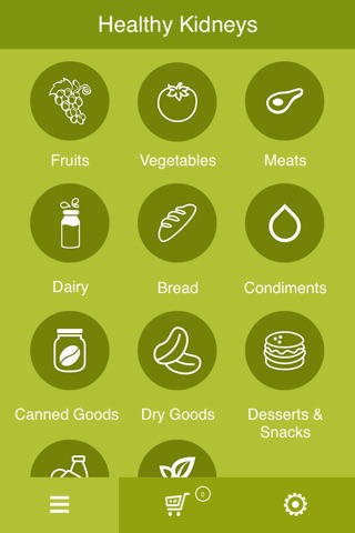Healthy Kidneys Grocery List screenshot 2