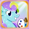 ` Pony Coloring book for Kids and Toddler Activities - Girl edition LITE - iPadアプリ
