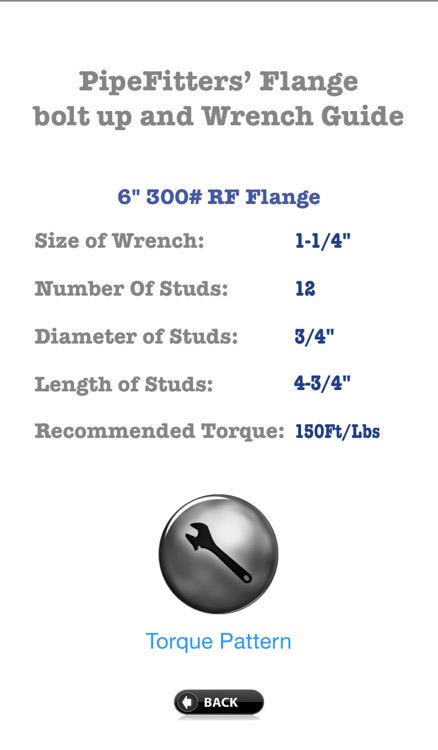 Pipe Flange Bolt Torque Chart