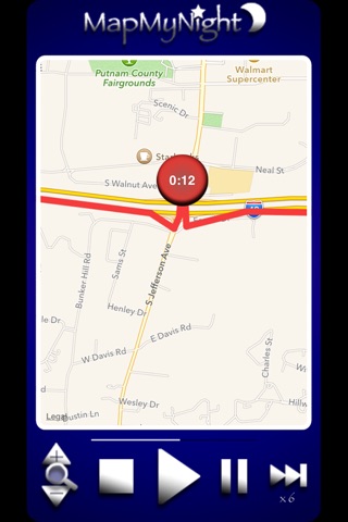 MapMyNight screenshot 2