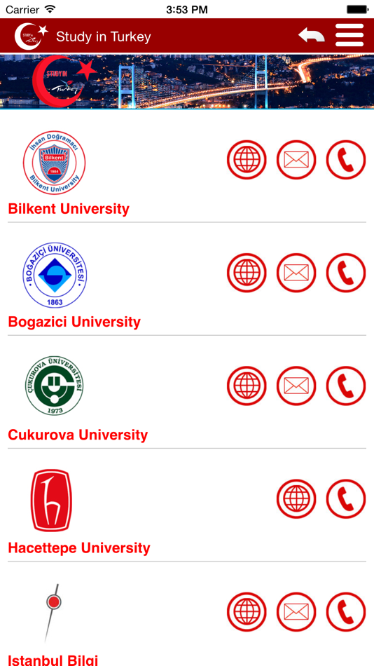 #1. Universities in Turkey (iOS) 게시자: Tansu Canturk