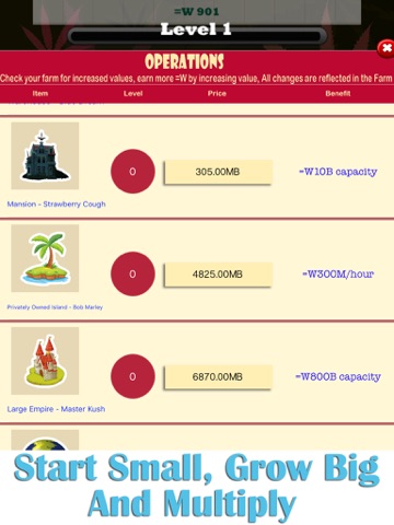 Weed Boss 2 - Run A Ganja Pot Firm And Become The Farm Tycoon Clicker Version iPad screenshot 4 - Games app