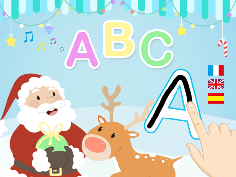 Screenshot #4 pour ABC : Alphabet de Noël For Kids - Apprendre l'Alphabet