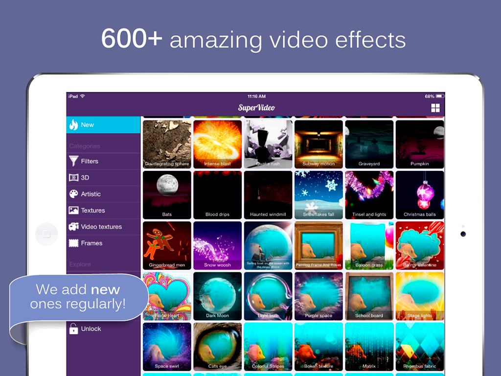 SuperVideo - Video Effects & Filters