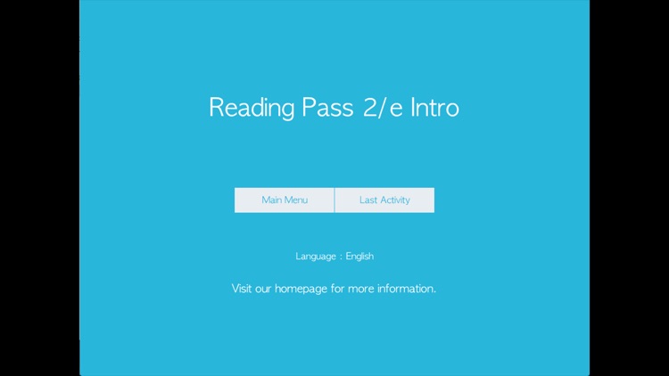 Reading Pass 2/e Intro