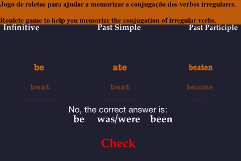 iRRegular Verbs - Português Inglês - English Portuguese Freeのおすすめ画像2