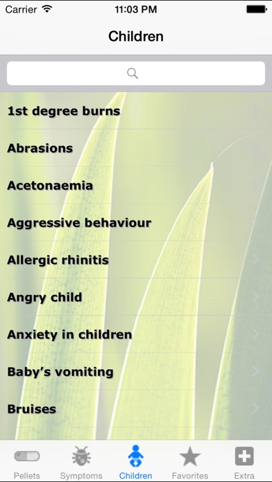 Homeopathy guide special children, infants, and pregnant women Screenshot